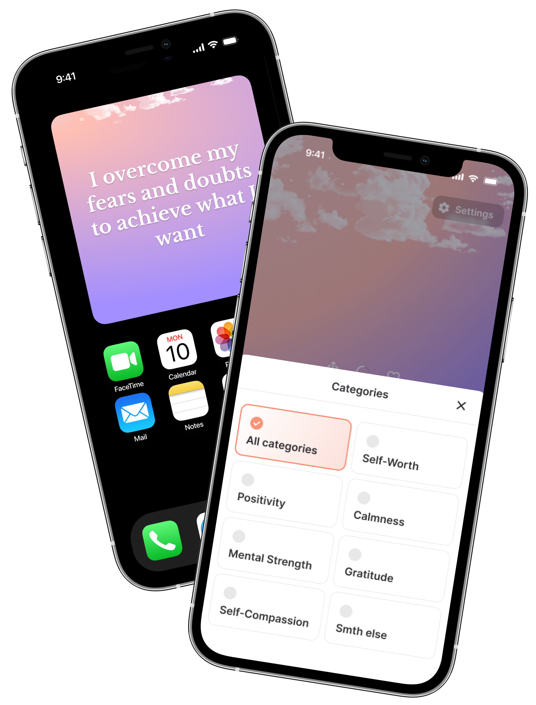 not alone app - healing features overview