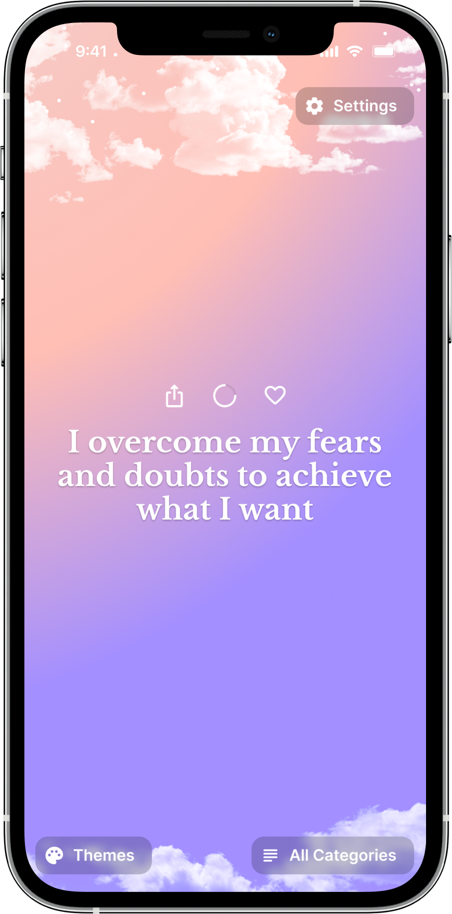 not alone App - Positive Affirmations & Journaling